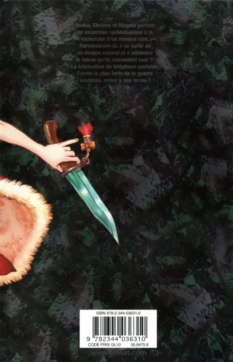 Verso de l'album Dr. Stone 7 Que nos voix portent vers l'infini !