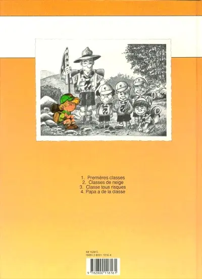 Verso de l'album Cédric Tome 4 Papa a de la classe