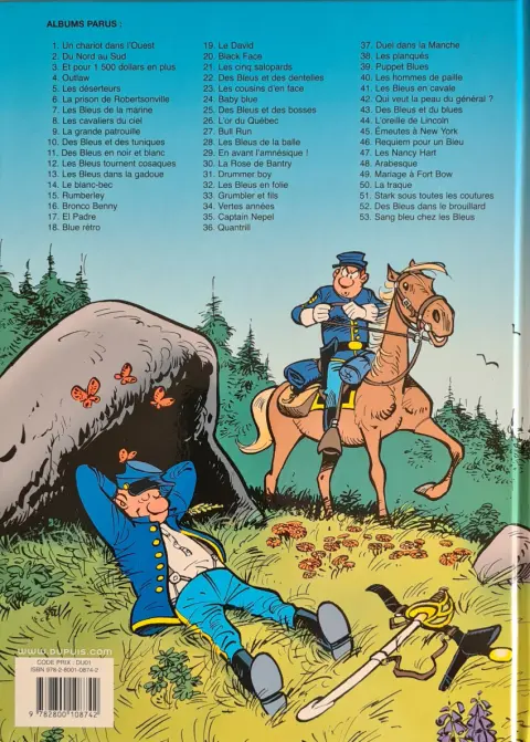 Verso de l'album Les Tuniques Bleues Tome 17 El Padre