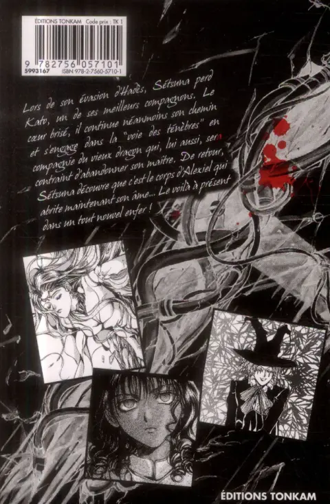 Verso de l'album Angel Sanctuary 7