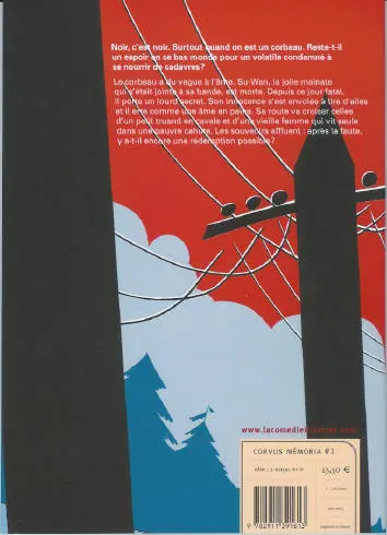 Verso de l'album Le Chant du corbeau Tome 1