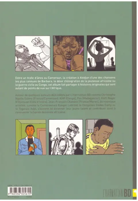 Verso de l'album Nouvelles d'Afrique