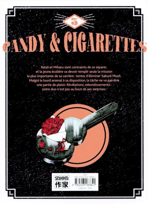 Verso de l'album Candy & cigarettes 3