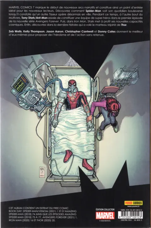 Verso de l'album Marvel Comics Tome 7