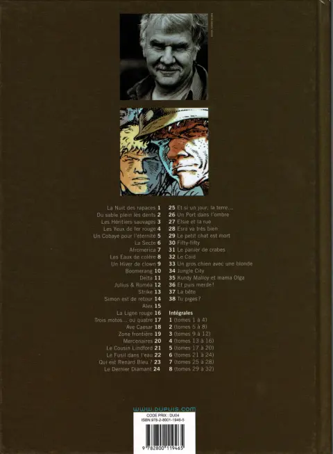 Verso de l'album Jeremiah Tome 16 La ligne rouge