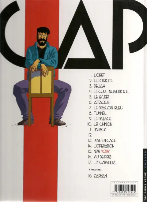Verso de l'album Capricorne Tome 15 New York