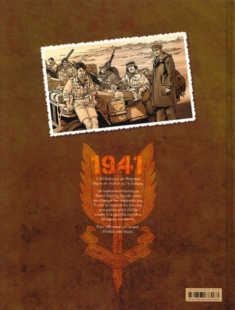 Verso de l'album The Regiment - L'Histoire vraie du SAS Livre 3