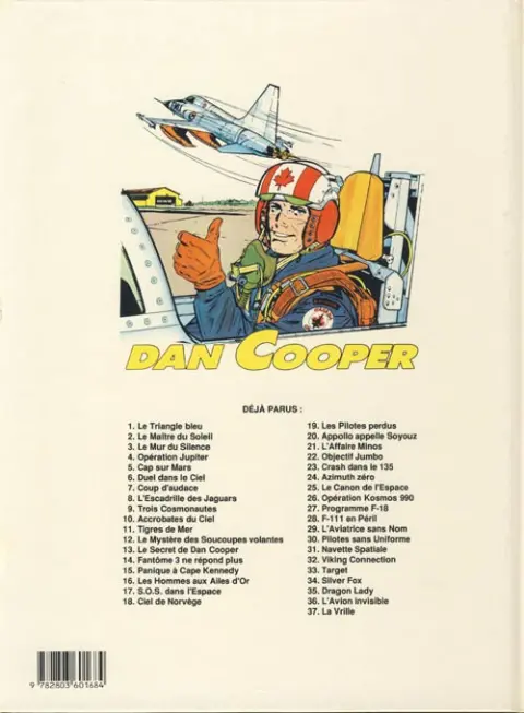 Verso de l'album Les aventures de Dan Cooper Tome 21 Objectif Jumbo