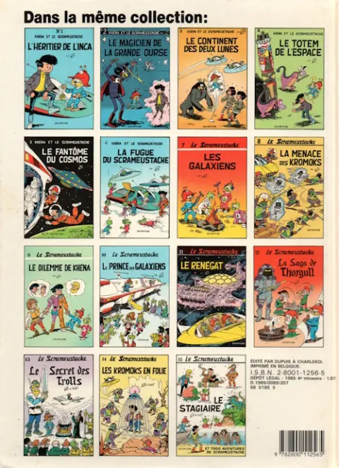 Verso de l'album Le Scrameustache Tome 14 Les Kromoks en folie