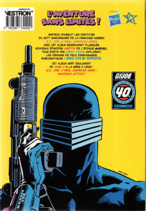 Verso de l'album G.I. Joe : A Real American Hero ! 2 Maximum Action Super Spécial