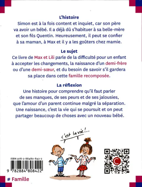 Verso de l'album Ainsi va la vie Tome 132 Simon va avoir une demi-sœur