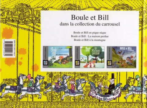 Verso de l'album Boule et Bill Tome 2 La maison perdue