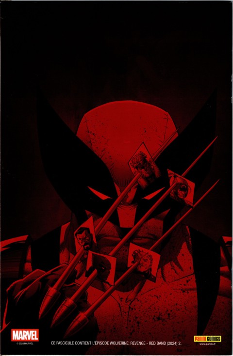 Verso de l'album Wolverine : Vengeance Tome 2 Red Band