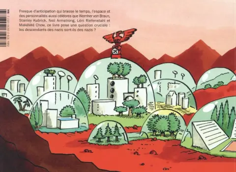 Verso de l'album La Conquête de Mars