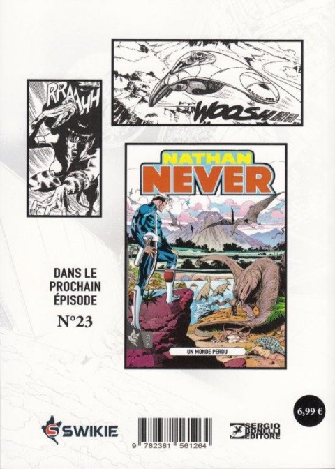 Verso de l'album Nathan Never Swikie 22 Les Démons