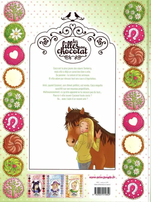 Verso de l'album Les Filles au chocolat Tome 4 Coeur coco