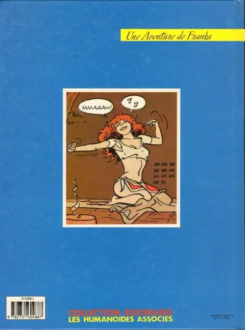 Verso de l'album Franka Les Humanoïdes Associés Tome 1 Les dents du dragon