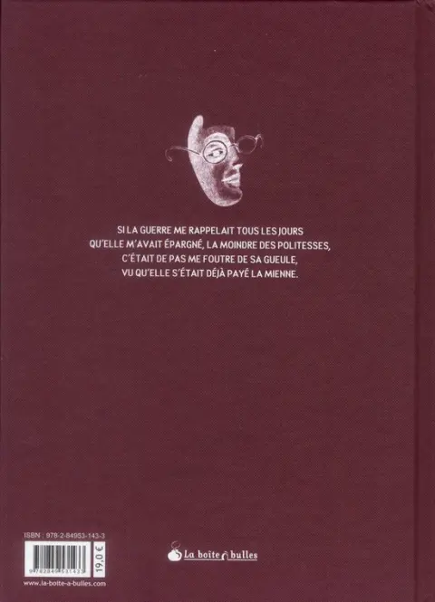 Verso de l'album Gueule d'amour