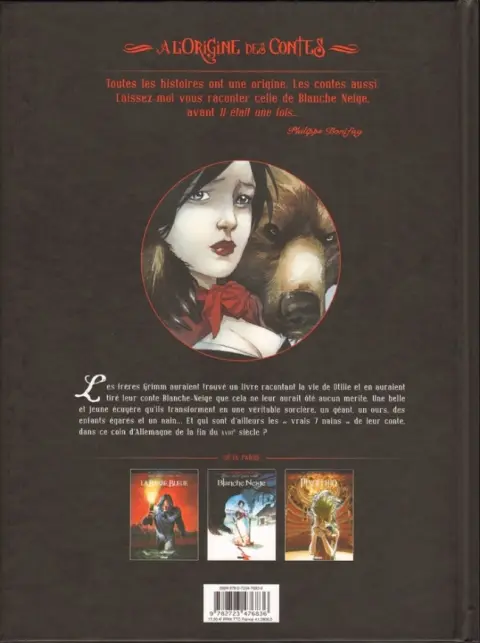 Verso de l'album À l'origine des contes Tome 2 Blanche Neige