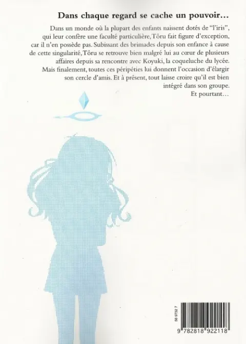 Verso de l'album Iris Zero 5