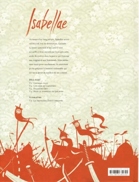 Verso de l'album Isabellae Tome 4 Sous le tombeau de 500 rois