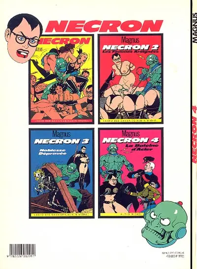 Verso de l'album Necron Tome 4 La Baleine d'Acier