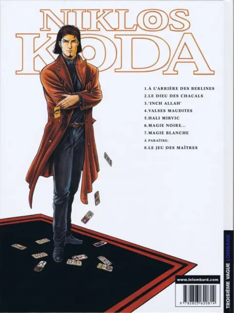 Verso de l'album Niklos Koda Tome 7 Magie blanche