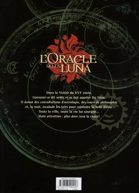 Verso de l'album L'Oracle della luna Tome 2 Les amants de Venise