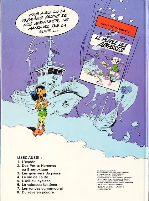 Verso de l'album Les Petits hommes Tome 9 Le triangle du diable