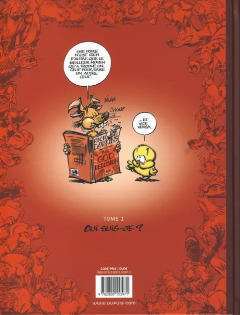Verso de l'album Les aventures de Poussin 1er Tome 1 Cui suis-je ?