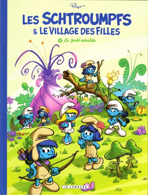 Couverture de l'album Les Schtroumpfs & le Village des filles Tome 1 La forêt interdite
