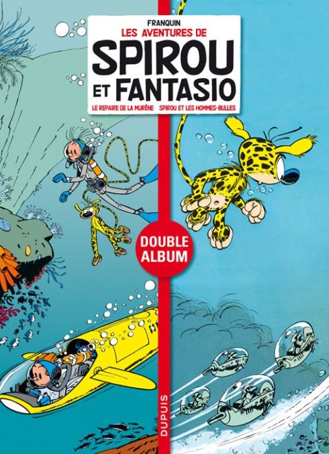 Couverture de l'album Spirou et Fantasio Tome 4 Le repaire de la murène - Spirou et les hommes-bulles