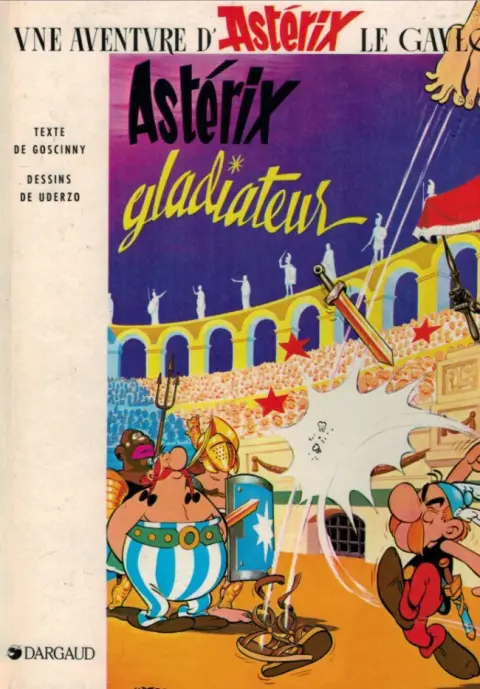 Couverture de l'album Astérix Tome 4 Astérix gladiateur
