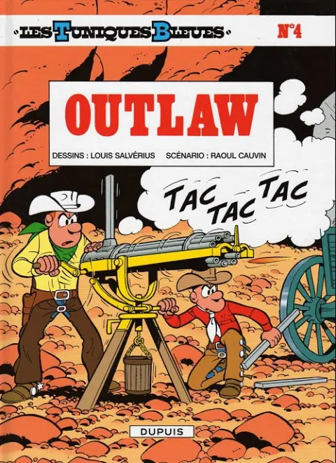 Couverture de l'album Les Tuniques Bleues Tome 4 Outlaw