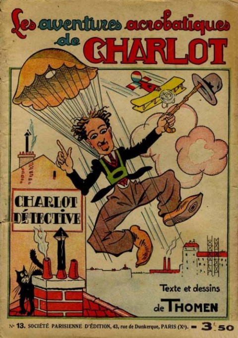 Couverture de l'album Charlot 1ère Série - SPE Tome 13 Charlot détective