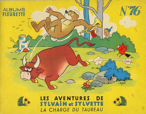 Couverture de l'album Sylvain et Sylvette Tome 76 La charge du taureau