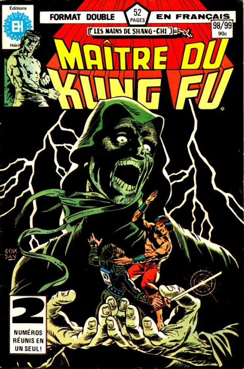 Couverture de l'album Les Mains de Shang-Chi, maître du Kung-Fu N° 98/99 Pluie mortelle