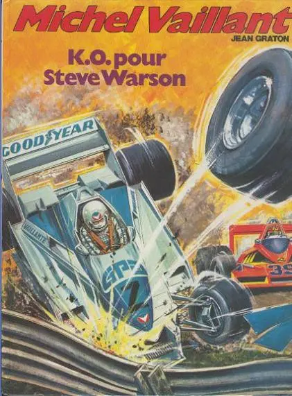 Couverture de l'album Michel Vaillant Tome 34 K.O. pour Steve Warson