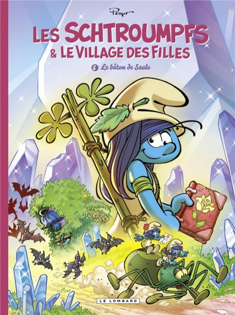 Couverture de l'album Les Schtroumpfs & le Village des filles Tome 5 Le bâton de saule