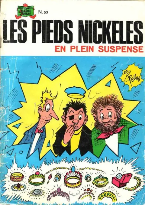 Couverture de l'album Les Pieds Nickelés Tome 53 Les Pieds Nickelés en plein suspense