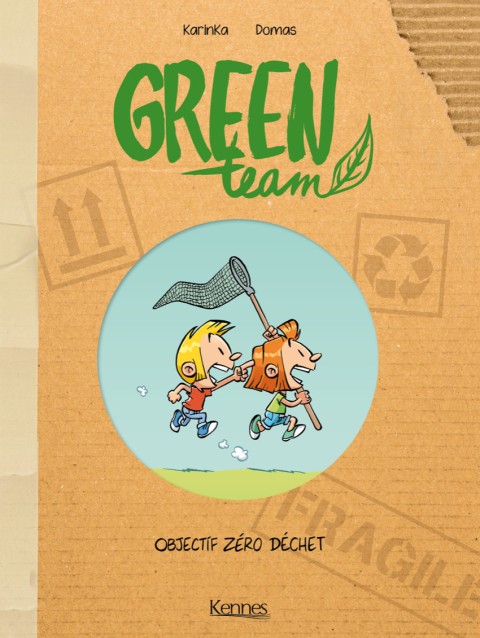 Couverture de l'album Green Team Tome 1 Objectif Zéro Déchet