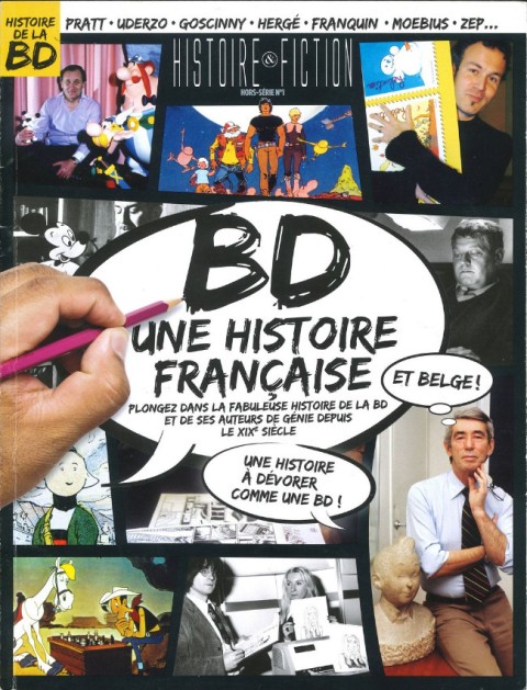 Couverture de l'album BD Une histoire française et belge !