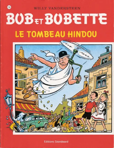 Couverture de l'album Bob et Bobette Tome 104 Le tombeau hindou