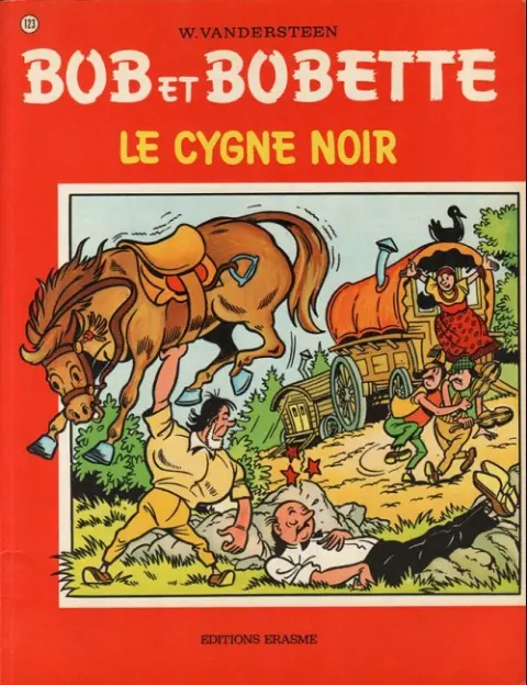 Couverture de l'album Bob et Bobette Tome 123 Le cygne noir