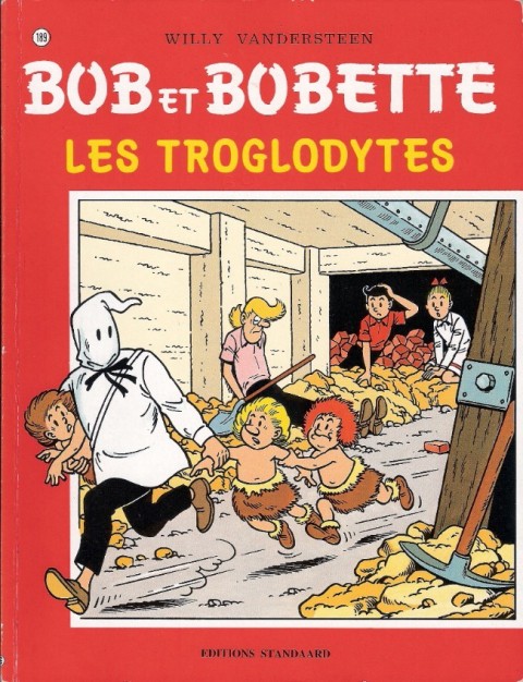 Couverture de l'album Bob et Bobette Tome 189 Les troglodytes