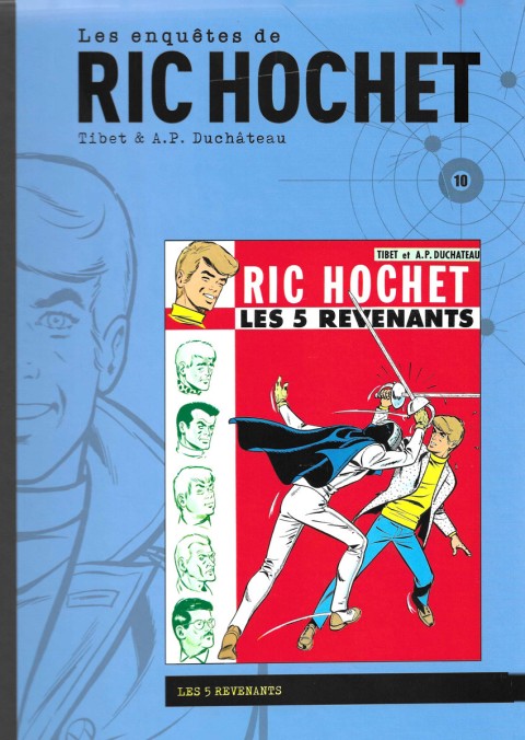 Couverture de l'album Les enquêtes de Ric Hochet Tome 10 Les 5 revenants