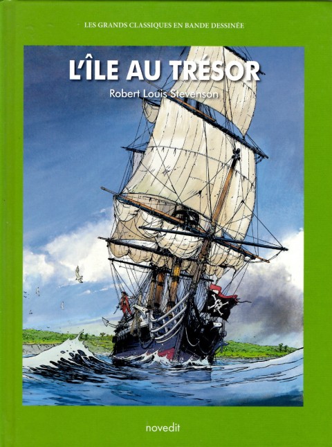 Couverture de l'album Les Grands Classiques en bande dessinée L'île au trésor