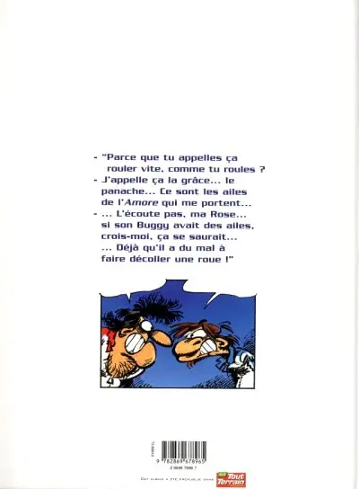 Verso de l'album Rallye Raid Calagan Tome 1