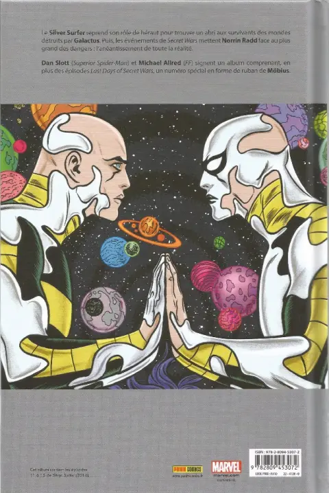 Verso de l'album Silver Surfer Tome 3 Plus jamais d'après