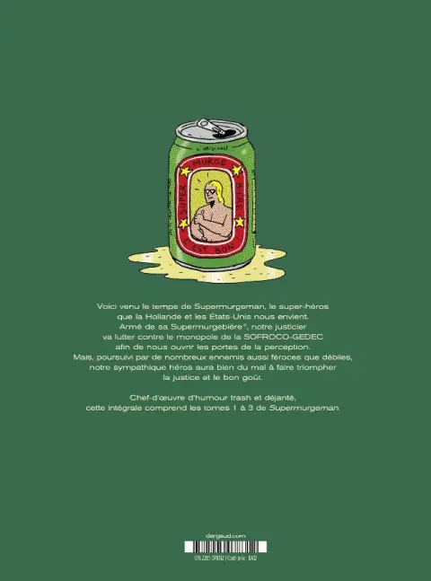Verso de l'album Supermurgeman L'Intégrale